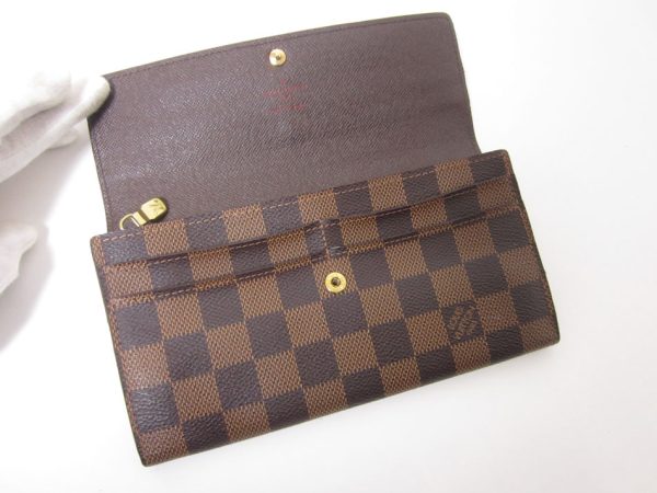 5 Louis Vuitton Portefeuille Damier Coin Purse Long Wallet Handbag