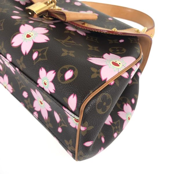 5 Louis Vuitton Cherry Blossom Sac Retro PM Handbag black