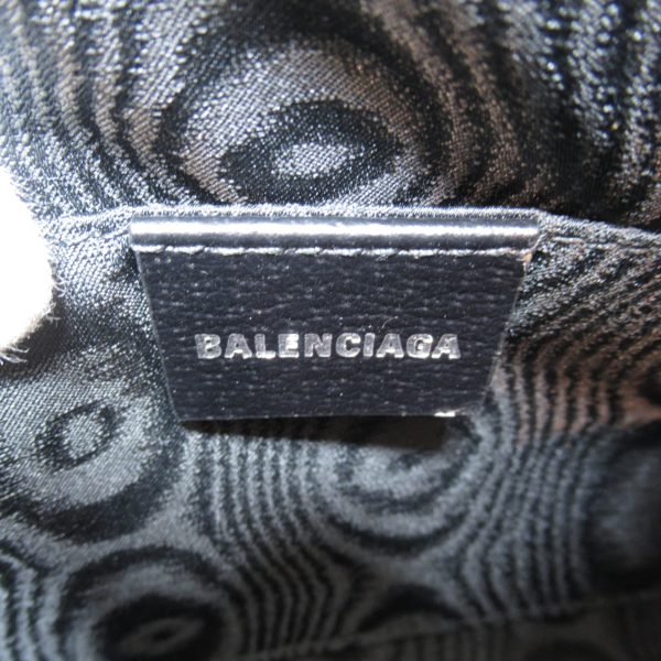 6 Balenciaga Shoulder Bag Canvas Black Bag