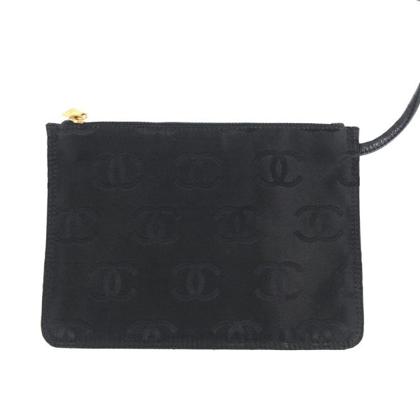 6 Chanel Wild Stitch Coco Mark Hardware Gold Leather Black Shoulder Bag