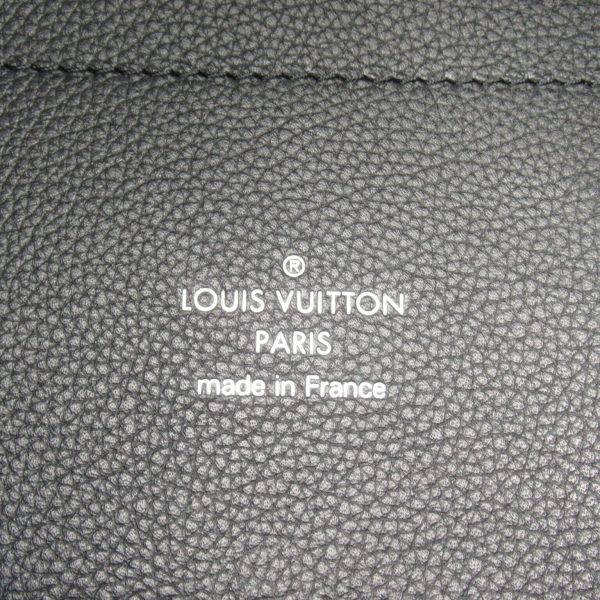 6 Louis Vuitton Hina PM Shoulder Handbag Mahina Leather Black