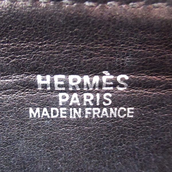 6 Hermes Serie Bag Shoulder Bag Leather Black