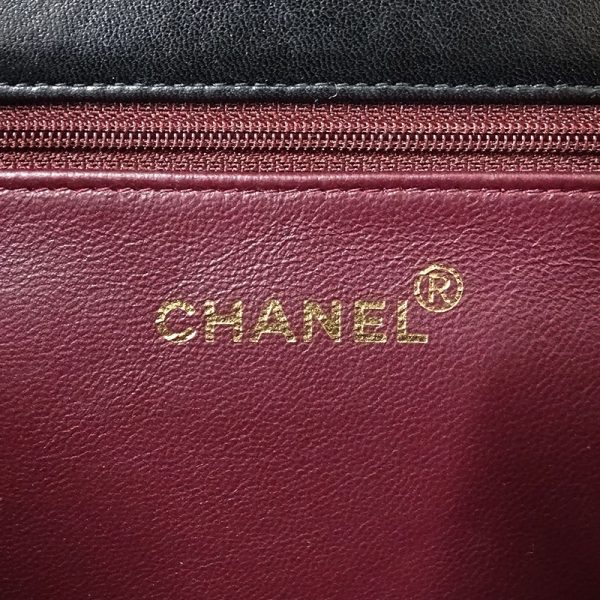 6 Chanel Matelasse Gold Chain Shoulder Lambskin Black