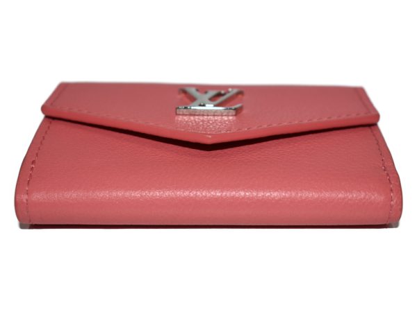 6 Louis Vuitton Portefeuille Lock Leather Pink Mini Wallet Handbag