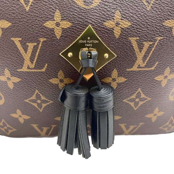 6 Louis Vuitton Saintonge Monogram Noir Black Brown Shoulder Bag