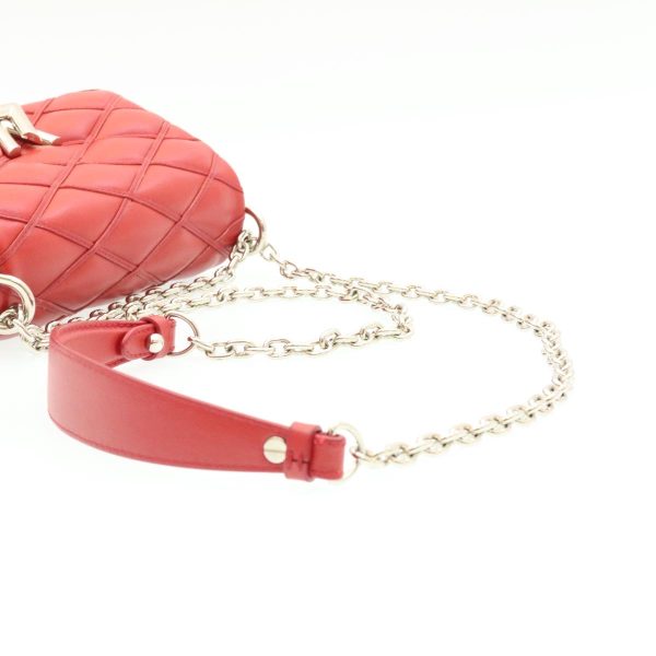 6 Louis Vuitton Maltage Chain Shoulder Leather Red Mini Shoulder Bag