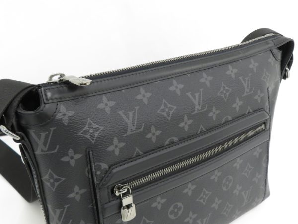 6 Louis Vuitton Odysse Messenger PM Monogram Eclipse Black Shoulder Bag