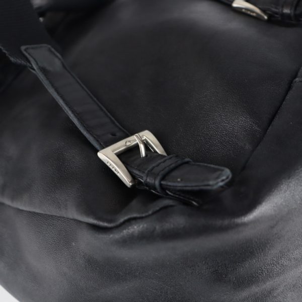 6 PRADA Prada Nappa Leather NERO Backpack CITY Backpack Daypack Shoulder Bag Handbag Luxury Bag