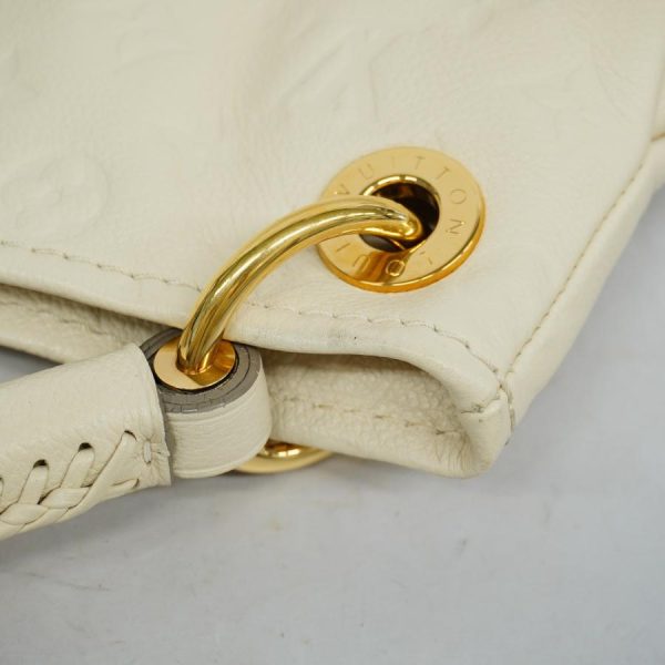 6 Louis Vuitton Artsy MM Metal Fitting Gold Monogram Implant Hobo white