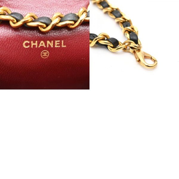 7 Chanel Matelasse Mini Chain Belt Leather Black Waist Bag