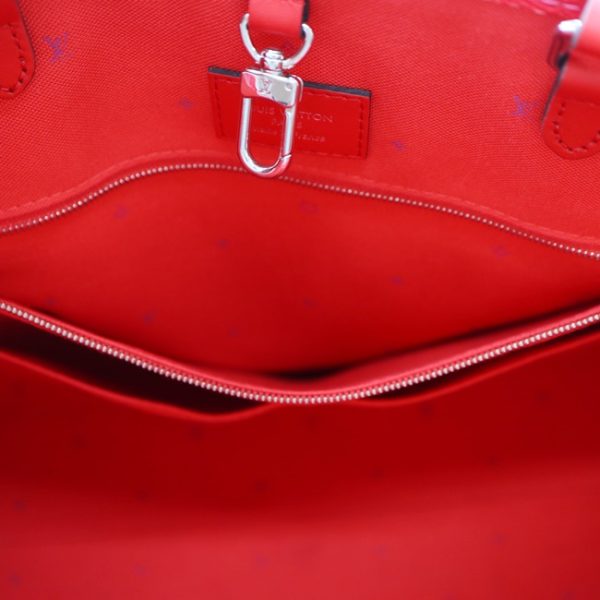 7 Louis Vuitton On The Go Monogram Giant Pink Red GM Shoulder Bag