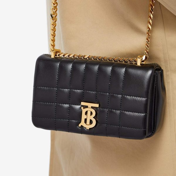 7 Burberry Chain Shoulder Black Mini Bag Handbag