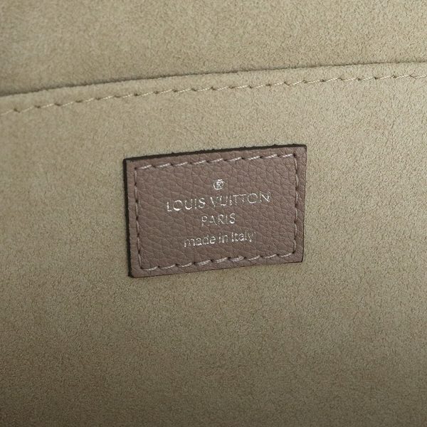 8 Louis Vuitton Pochette Taurillon Jules Taupe Leather Pink Beige PM Clutch Bag Handbag