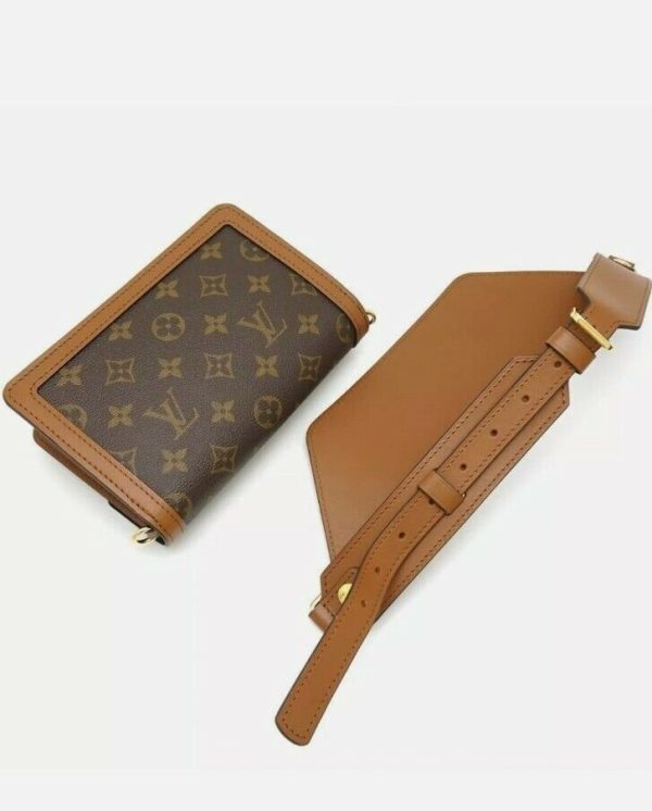 8 Louis Vuitton Bumbag Monogram Reverse Coated Canvas Brown