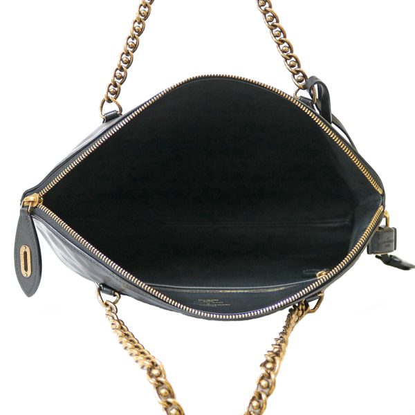 8 Louis Vuitton Lockit Chain Shoulder Black Shoulder Bag