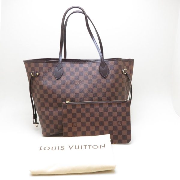 8 Louis Vuitton Tote Bag Neverfull Damier Ebene MM Handbag