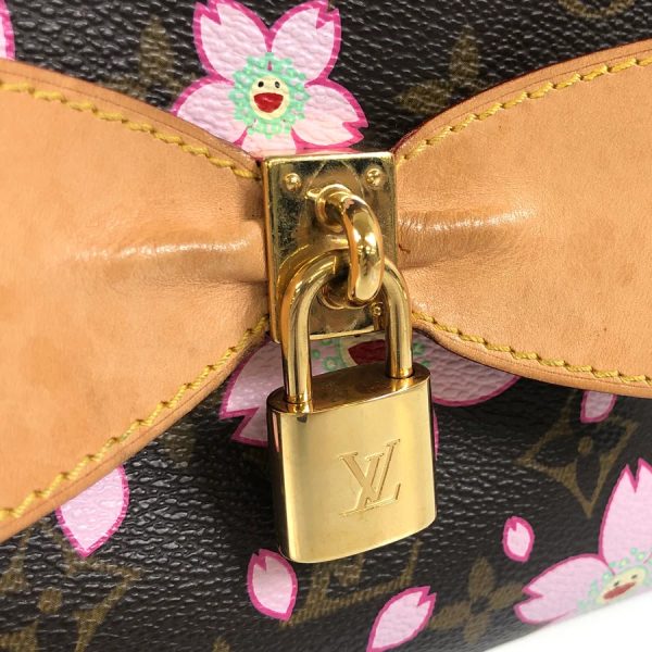 8 Louis Vuitton Cherry Blossom Sac Retro PM Handbag black