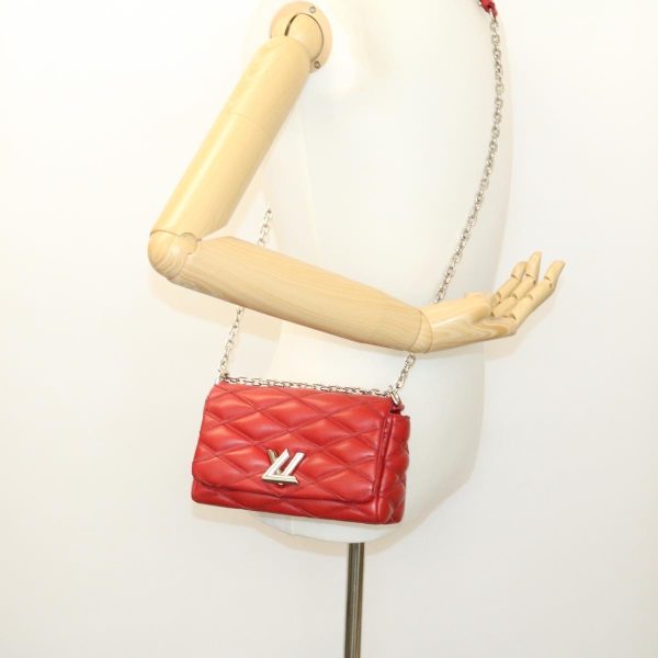 8 Louis Vuitton Maltage Chain Shoulder Leather Red Mini Shoulder Bag