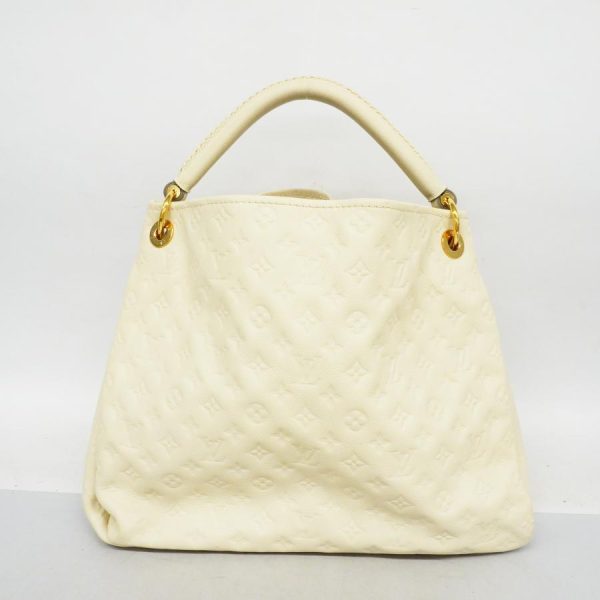 8 Louis Vuitton Artsy MM Metal Fitting Gold Monogram Implant Hobo white