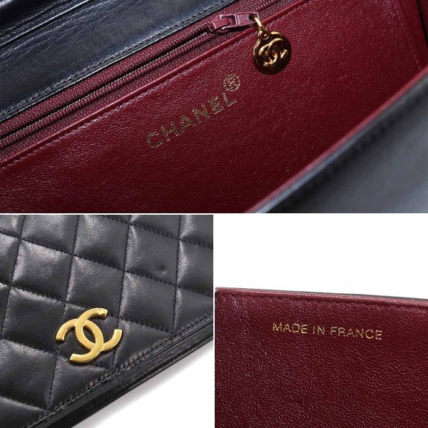 8 Chanel PushLock Gold Chain Shoulder Bag Black