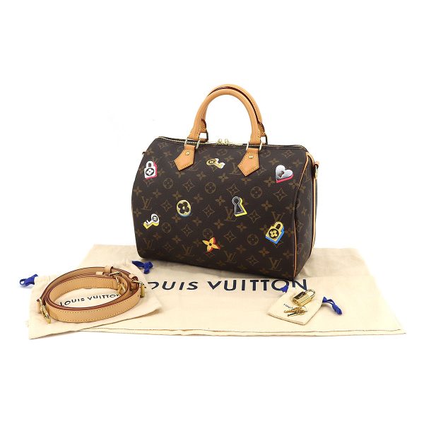 9 Louis Vuitton Lovelock Speedy Bandouliere 30 Monogram Canvas Brown 2way Shoulder Bag