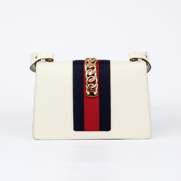 blanda co 19305yahoo 2 Gucci Sylvie Shoulder Bag White