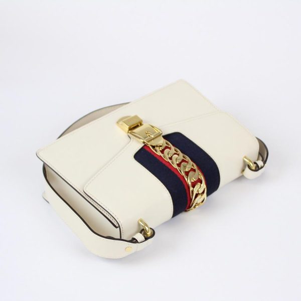 blanda co 19305yahoo 4 Gucci Sylvie Shoulder Bag White