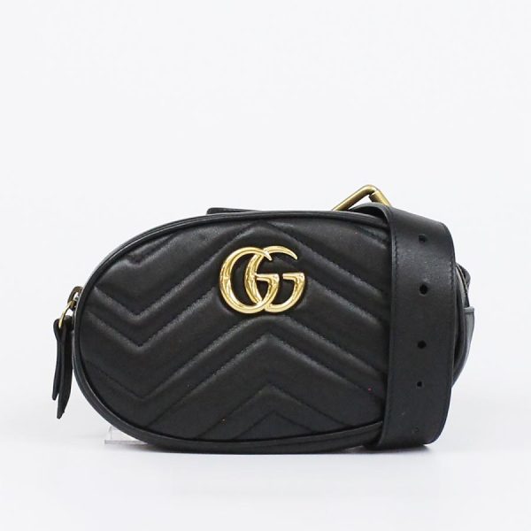 blanda co 28339yahoo Gucci GG Marmont BLACK Shoulder Bag Ladies