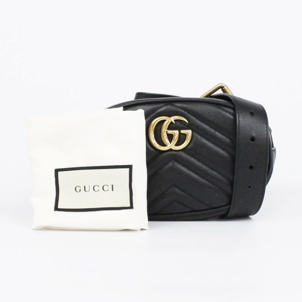 blanda co 28339yahoo 7 Gucci GG Marmont BLACK Shoulder Bag Ladies