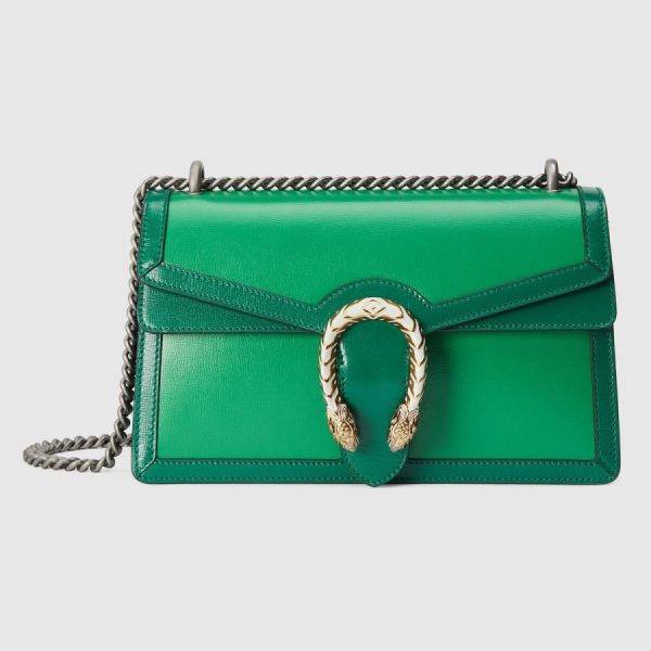 chanelist 40024918yqx3765gucci40024918yqx3765 1 Gucci Bag Back Shoulder Bag Bright Green Emerald Green Antique Gold Tiger Head Leather