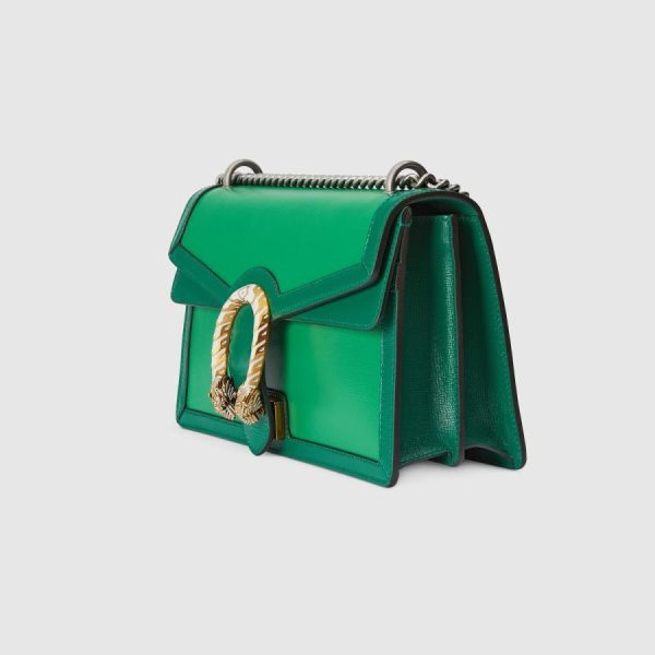 chanelist 40024918yqx3765gucci40024918yqx3765 2 Gucci Bag Back Shoulder Bag Bright Green Emerald Green Antique Gold Tiger Head Leather