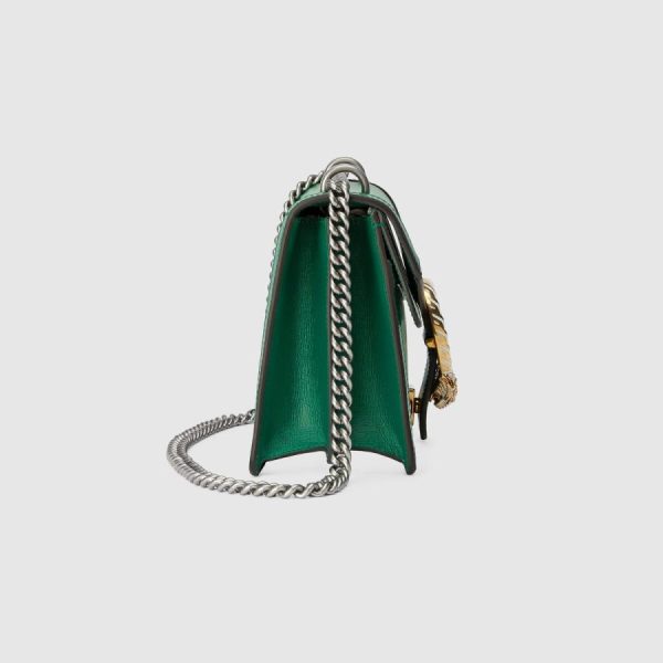 chanelist 40024918yqx3765gucci40024918yqx3765 4 Gucci Bag Back Shoulder Bag Bright Green Emerald Green Antique Gold Tiger Head Leather