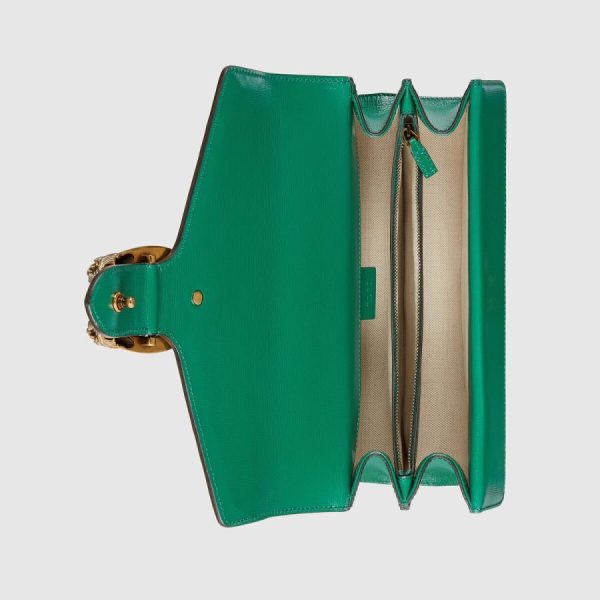 chanelist 40024918yqx3765gucci40024918yqx3765 7 Gucci Bag Back Shoulder Bag Bright Green Emerald Green Antique Gold Tiger Head Leather