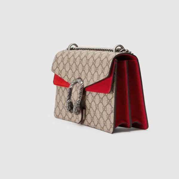 chanelist 400249khnrn8698gucci400249khnrn8698 2 Gucci Bag Back Shoulder Bag Beige Ebony Red Silver GG Supreme Canvas Suede Leather