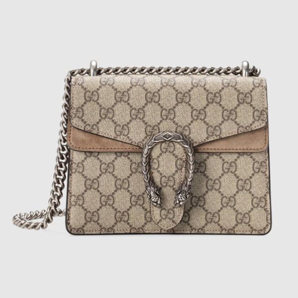 chanelist 421970khnrn8642gucci421970khnrn8642 1 Gucci Bag Back Shoulder Bag Beige Ebony Taupe Silver GG Supreme Canvas Leather