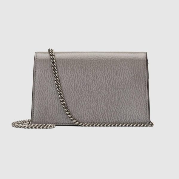 chanelist 476432caogn1293gucci476432caogn1293 3 Gucci Bag Back Shoulder Bag Dusty Gray Silver Crystal Leather