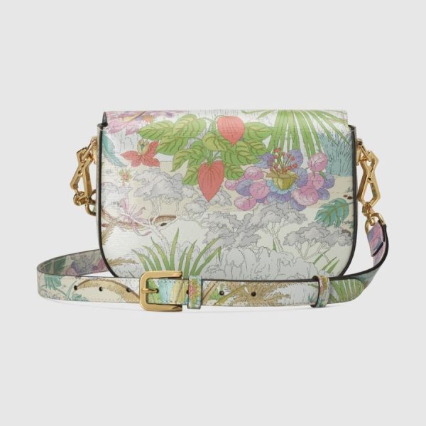 chanelist 677266utibc9177gucci677266utibc9177 3 Gucci Bag Back Shoulder Bag Off white Gold Tiger Flower Print Leather