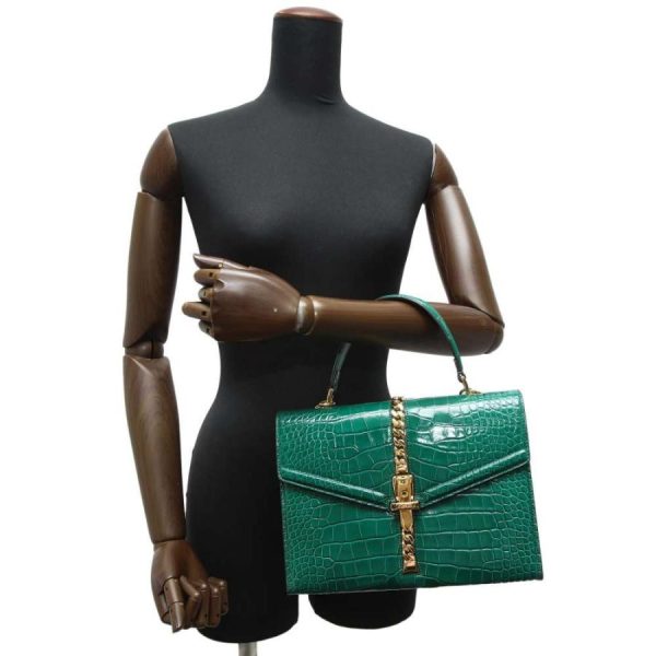 gallery rare 8098207 4 d 20221217183633 Gucci Handbag Sylvie Shoulder Green