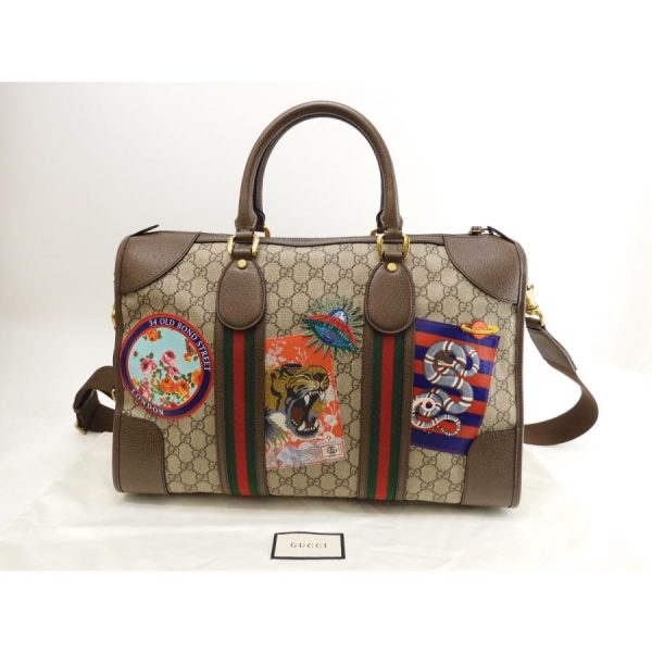 haibanya 13923 12 Gucci Handbag With Shoulder Strap Ginza Limited Courier GG Tiger