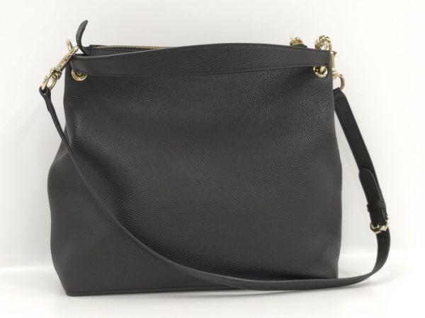 justbag27 Gucci Soho 2WAY Handbag Interlocking G Leather Black