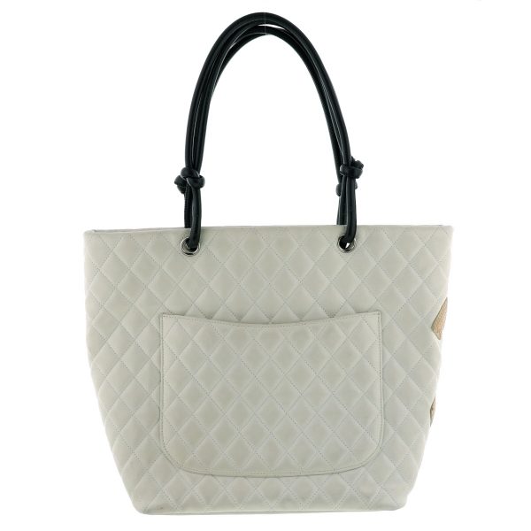 justbag6 Chanel Tote Bag White Cambon Large Tote Handbag