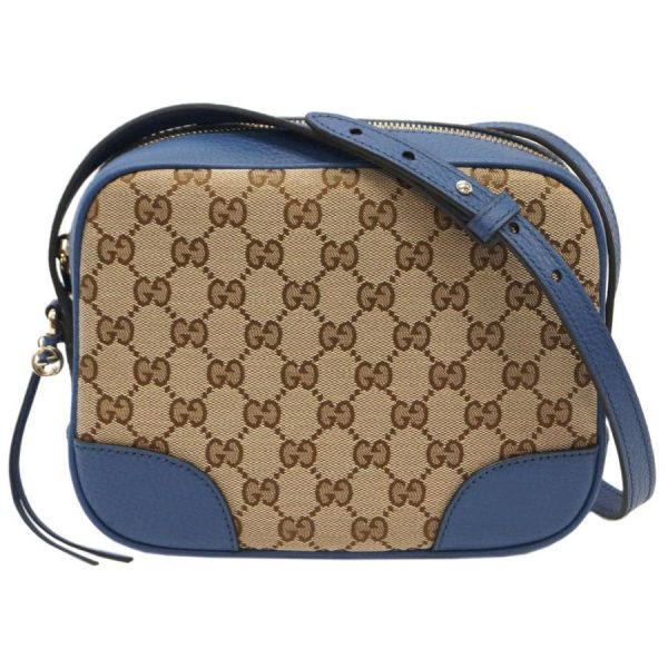 kaitsukedoh 449413 9782 Gucci Bag Shoulder Bag Bree GG Canvas Beige Blue Outlet