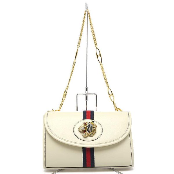 kurata7 2h1014 i 20221029103343 Gucci Raja Shoulder Bag Leather Ivory Tiger Head