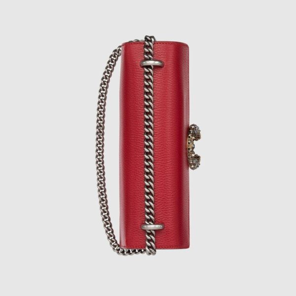 rarelist 400249caogx8990gucci400249caogx8990 5 Gucci Bag Back Shoulder Bag Hibiscus Red Silver Leather