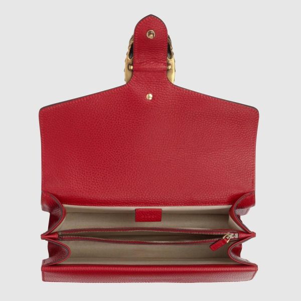 rarelist 400249caogx8990gucci400249caogx8990 6 Gucci Bag Back Shoulder Bag Hibiscus Red Silver Leather