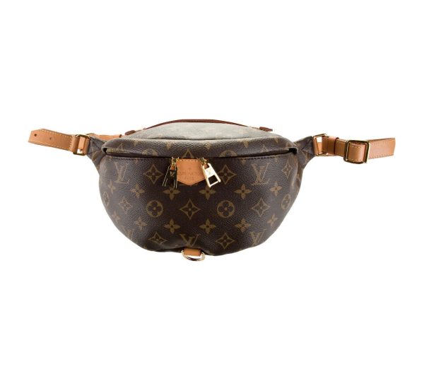 s l1600 Louis Vuitton LV Monogram Bum Bag Waist Belt Crossbody Brown Canvas