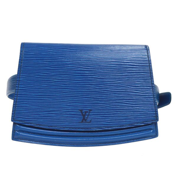 s l1600 LOUIS VUITTON Tilsitt Waist Pouch Bum Bag Blue Epi Leather