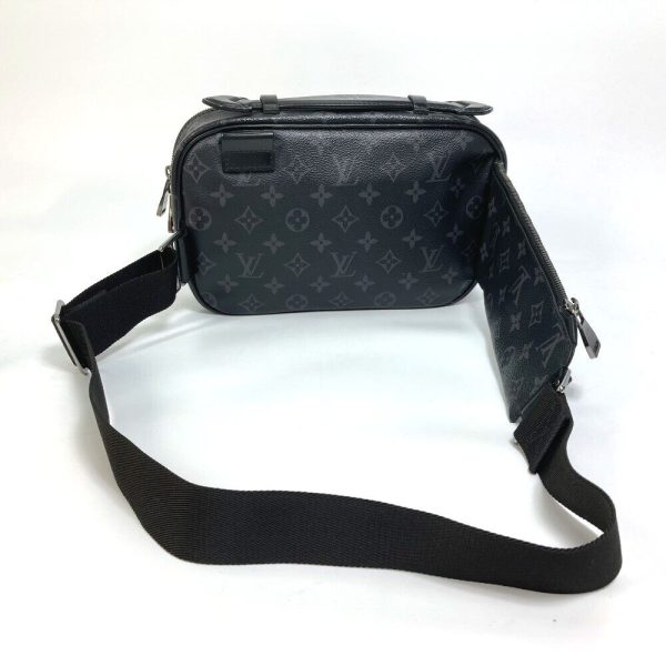 s l16001 LOUIS VUITTON Monogram Eclipse Bumbag bodybag Black