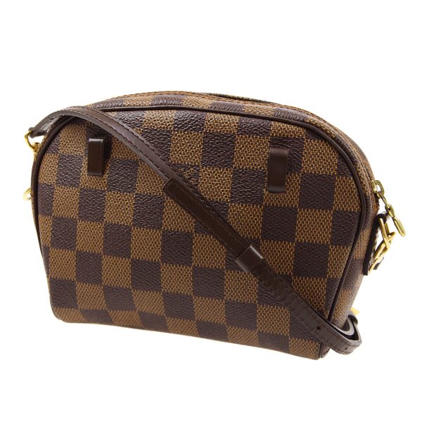 s l16001 LOUIS VUITTON Pochette Ipanema Shoulder Bumbag Damier Ebene