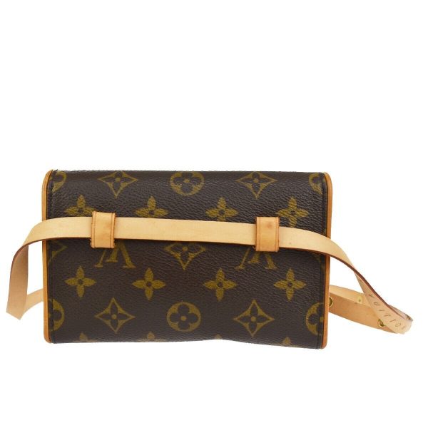 s l16002 LOUIS VUITTON Pochette Florentine Bum Bag Monogram Leather Brown